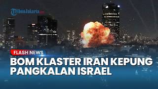 Detik-detik Bom Klaster Iran Kepung Pangkalan Israel! Bandara Terbesar Dirudal Hanguskan 3 Jet