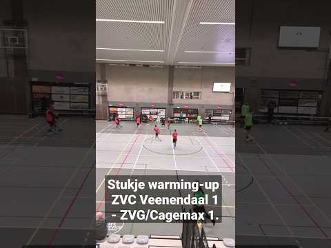 Stukje warming-up ZVC Veenendaal - ZVG Cagemax #futsal #warming-up.