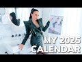 Vanessa Pur Luxury Calendar 2025 Leather Lady Style