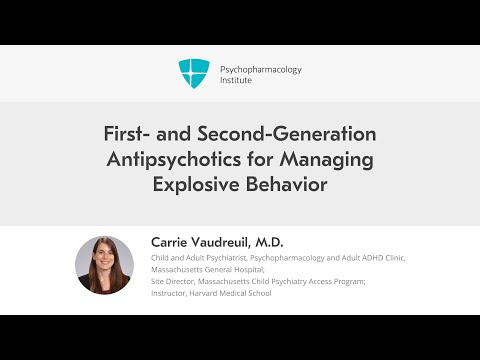 First- and Second-Generation Antipsychotics for Managing Explosive Behavior