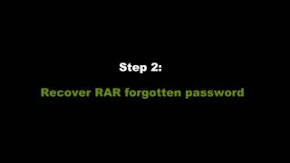 How to Extract Password Protected RAR File