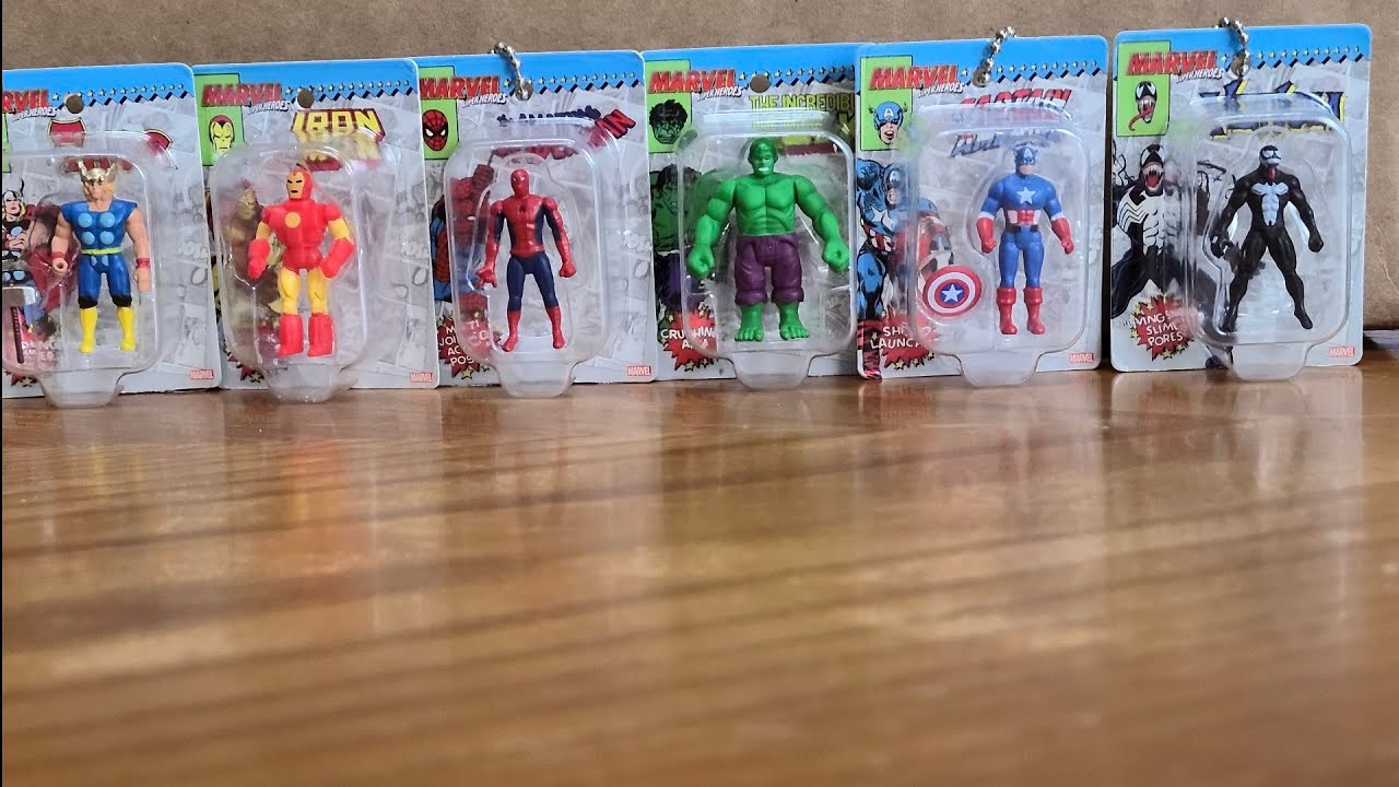 New Micro Scale Marvel Superheroes Line from Bandai!  Mini Marvel Legends...Basically!
