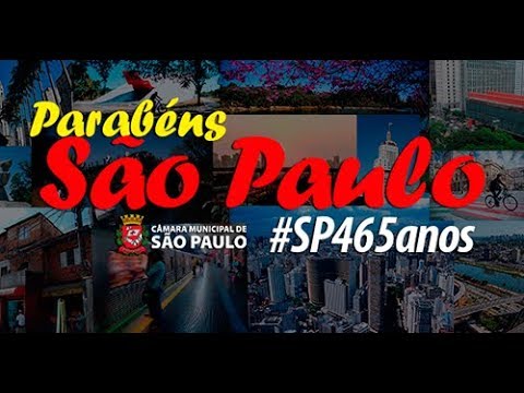 Parabéns, São Paulo! São 465 anos da maior cidade do Brasil!