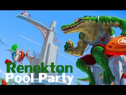 Pool Party Renekton - Skin Preview [FullHD]
