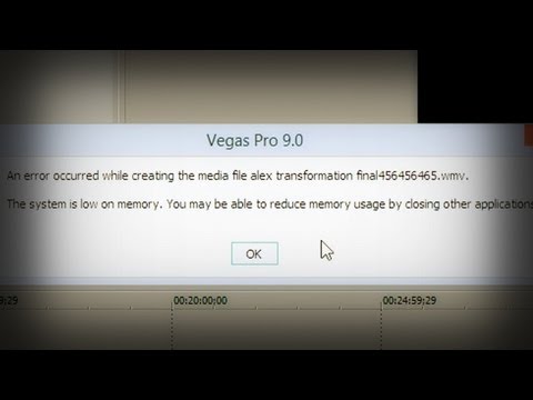 System Low Memory Fix in Seconds *SONY VEGA PRO* HD