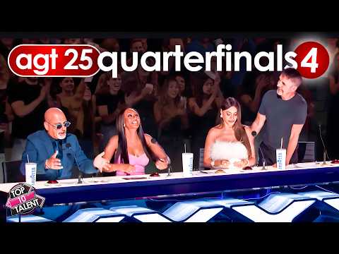 Howie Smashes GOLDEN BUZZER For FLAWLESS Act On AGT 2025 Quarterfinals 4 + RESULTS!
