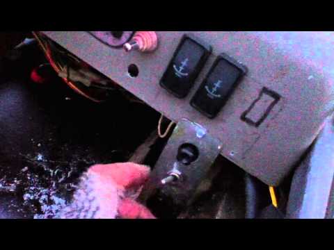 Jabsco Remote Spotlight on Boat