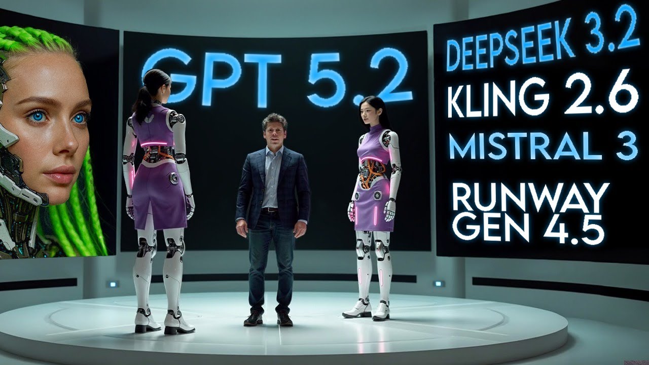 AI Exploded This Week: GPT 5.2, DeepSeek 3.2, Kling 2.6, Mistral 3, Trainium 3...