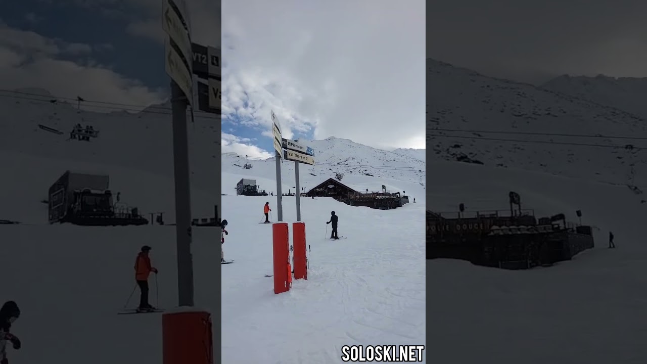Hoy visitamos Orelle -Val Thorens dentro del dominio de 3 Valées