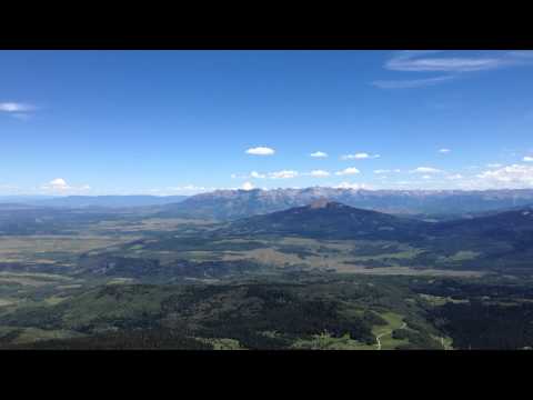 View from Lone Cone peak in Norwood, Colorado