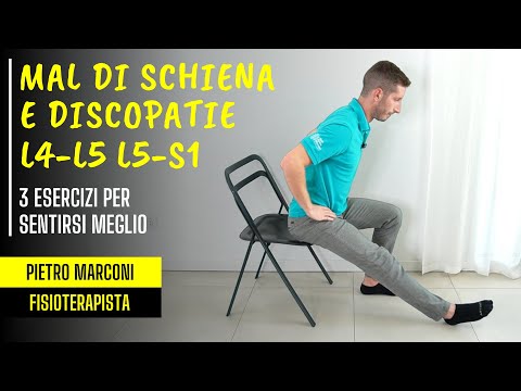 Back pain and disc disease (L4-L5, L5-S1): 3 exercises to help you feel better.