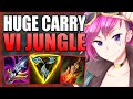 HOW TO PLAY VI JUNGLE & HARD CARRY THE GAME IN S12! - Best Build/Runes Guide - League of Legends