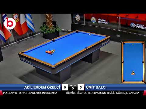 ADİL ERDEM ÖZELÇİ & ÜMİT BALCI Bilardo Maçı - 