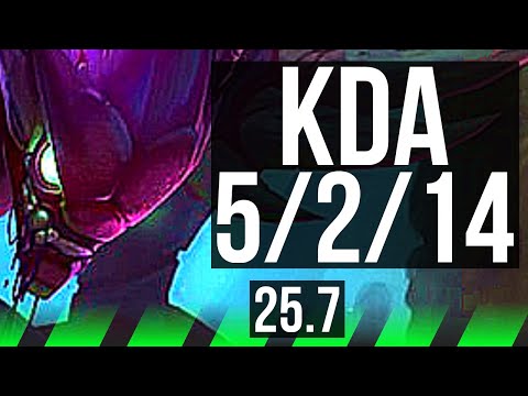 KHA'ZIX vs WARWICK (JGL) | 5/2/14 | KR Master | 25.7