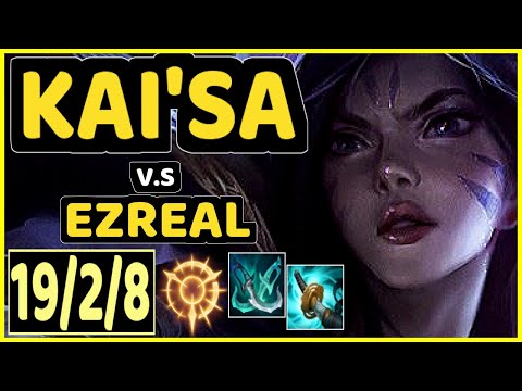 UPSET (KAI'SA) vs EZREAL - 19/2/8 KDA BOTTOM ADC CHALLENGER GAMEPLAY - EUW