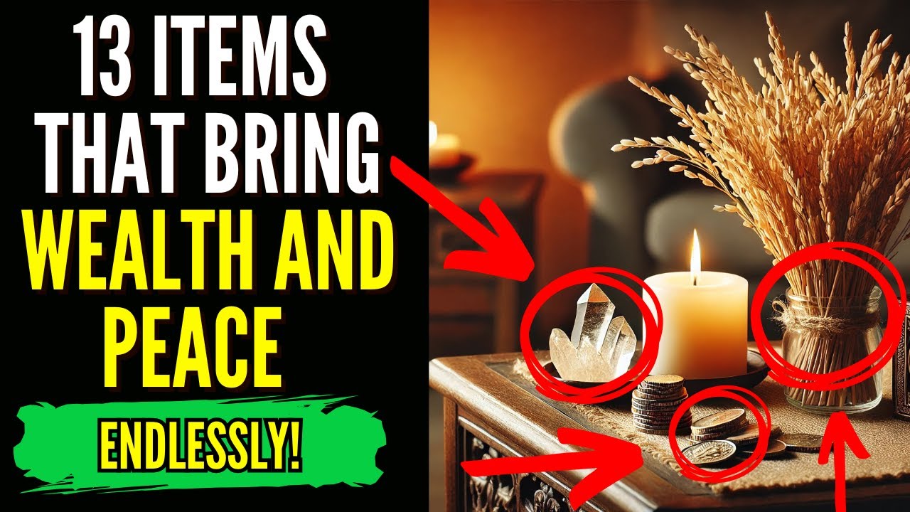 DON'T MISS! 13 Household Items That Attract Wealth & Peace FOREVER!