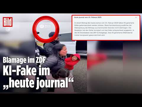 MEDIENPANNE IM ZDF: KI-Video im „heute journal“ nicht gekennzeichnet