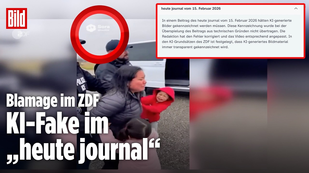 ZDF zeigt KI-Fake im „heute journal“ – Beitrag zu Trump korrigiert