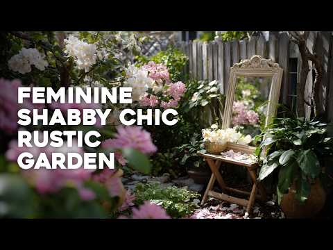 🌸 Shabby Chic Rustic Garden Inspirations for a Feminine, Aged, and Naturally Pretty Backyard