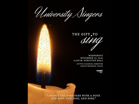 The Gift to Sing  Bob Jones University Singers concert, Nov. 12, 2025
