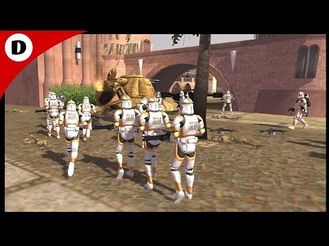 CLONES RESCUE ANAKIN SKYWALKER ~ Invasion of Ravaan - Men of War Star Wars Mod