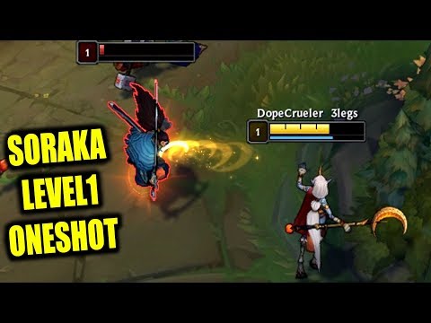 FULL AD SORAKA LEVEL 1 ONESHOT!