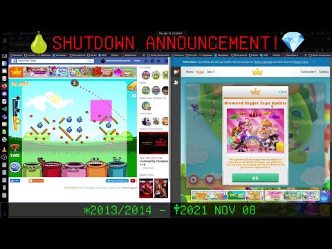 Final footage of Papa Pear Saga and Diamond Digger Saga (from the makers of Candy Crush Saga)