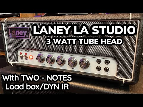 LANEY LA STUDIO 3 watt TUBE HEAD/TWO NOTES LOADBOX with DYN IR