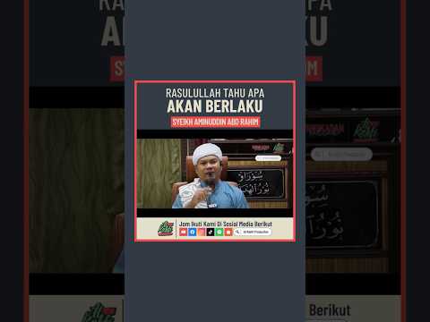 Rasulullah Tahu Apa Akan Berlaku #shopeeytdeals