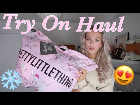 HUGE PRETTY LITTLE THING TRY ON HAUL!!😱😍 - Black Friday - Cyber Monday💍