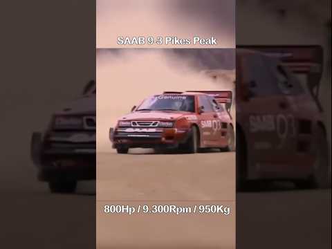 The insane 800Hp SAAB 9-3 Pikes Peak 🚀🔥