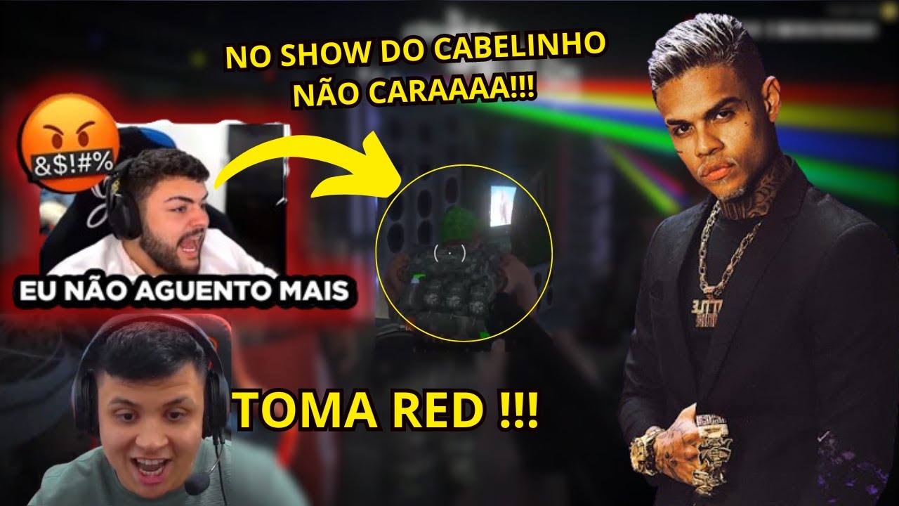 PAULINHO O LOKO M4TOU RED BEIRAMAR NO SHOW DO MC CABELINHO!