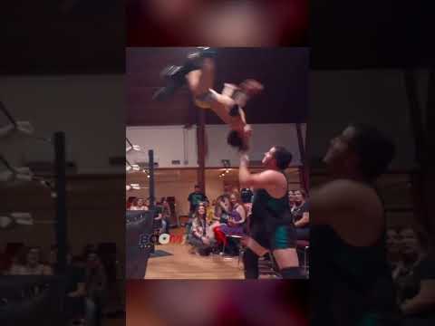 🌙 Casey Ferreira’s perfect moonsault #prowrestling #sportsentertainment #boomprowrestling