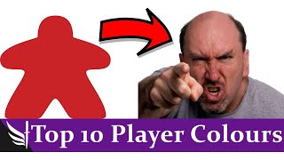Top 10 Player Colours (Board Game Player Colour Traits)