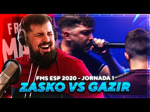 PAPO REACCIONA A ZASKO vs. GAZIR - FMS ESPAÑA 2020 J1