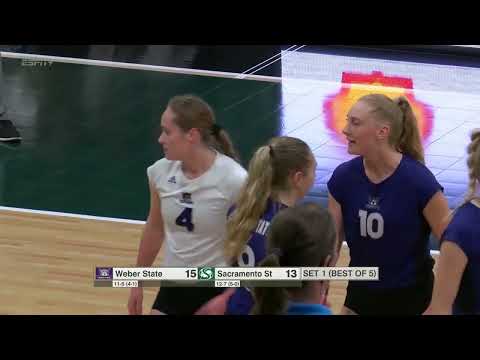 Weber State vs Sacramento St NCAA Women's Volleyball