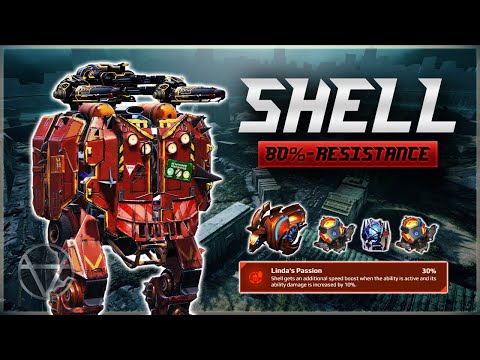 [WR] 🔥 SHELL Gets 80% Damage RESISTANCE w/ Armadillo – Mk3 Gameplay | War Robots