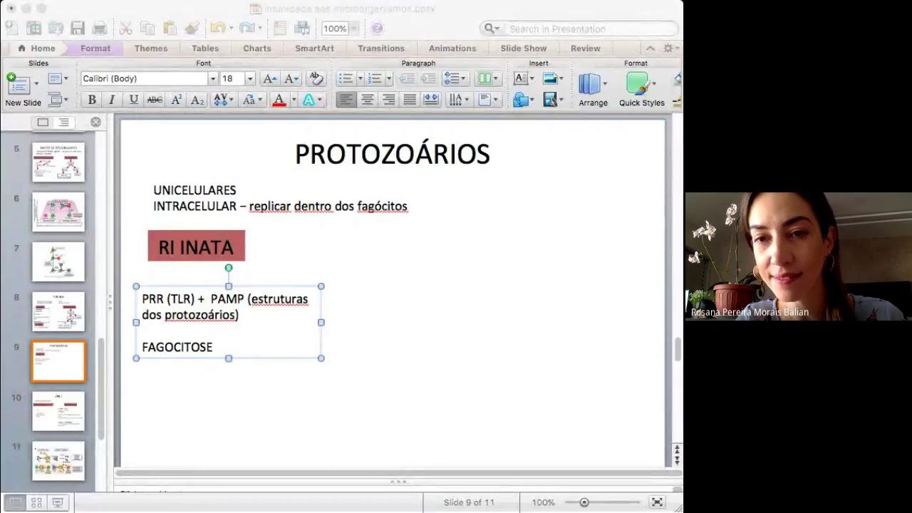 Protozoários: resposta imune