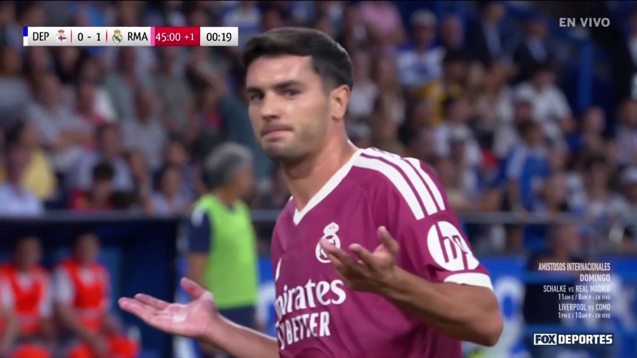 🥳 GOL DE BRAHIM DÍAZ |  Deportivo La Coruña 0-1 Real Madrid | Trofeo Teresa Herrera