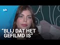 Slachtoffer van overval Channah kijkt beelden terug voor haar verwerking.