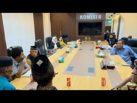 Merasa Dirugikan, Warga Kecamatan Pulubala Mengadu Ke Komisi II