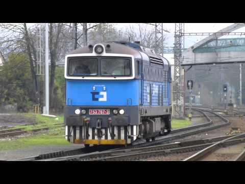 Cargo reko Brejlovec, motorová lokomotiva řady 753.7 (FHD)