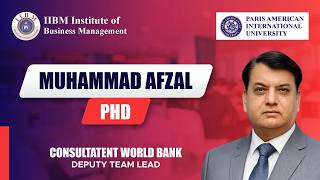 Muhammad Afzal Shares His Doctoral Journey with IIBM