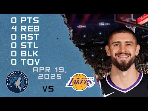 Alex Len Player Full High Lowlights vs TIMBERWOLVES 19 04 2025 Play off