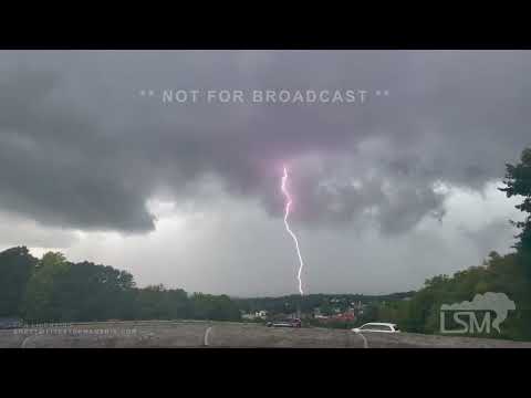08-23-2022 Vernon, CT - Incredible Close Lightning Strike with Echoing Thunder