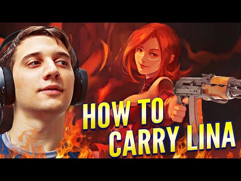 ARTEEZY Know How to Play LINA Carry | Insane Play vs Hard Enemies | Dota 2