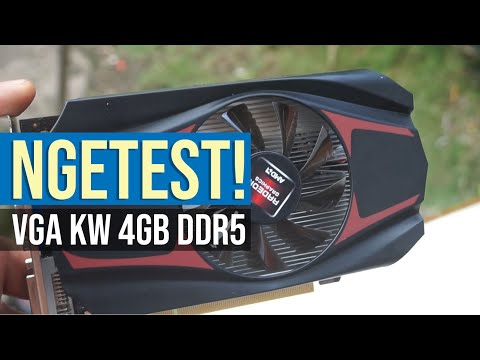 Test VGA KW, buat maen Game PES 2019 dan GTA V | AMD Radeon HD7670 4GB DDR5 128bit