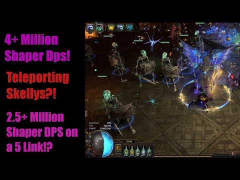 Path of Exile 3.8 - Dark Pact Necromancer 4MIL+ Shaper DPS Build Guide