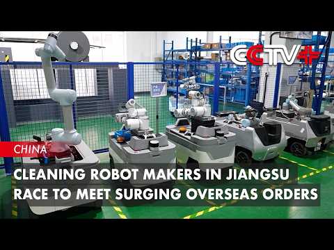 Cleaning Robot Makers in Jiangsu Race to Meet Surging Overseas Orders