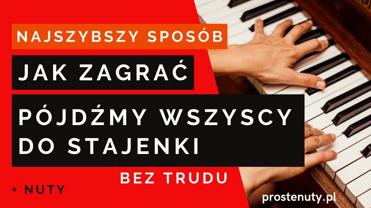Jak zagrać ♫ Pójdźmy wszyscy do stajenki ♫ na keyboardzie